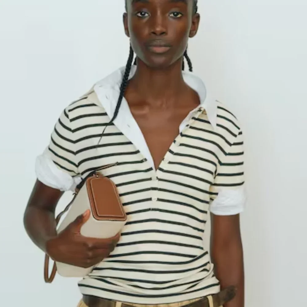 H&M Ribbed Rugby Shirt - Picture 2 of 6